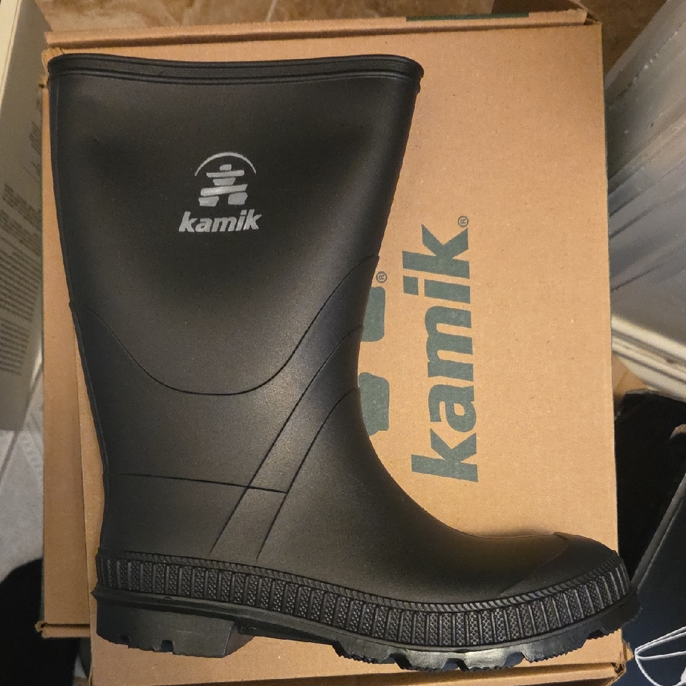 Kamik Matte Black Waterproof Boots
